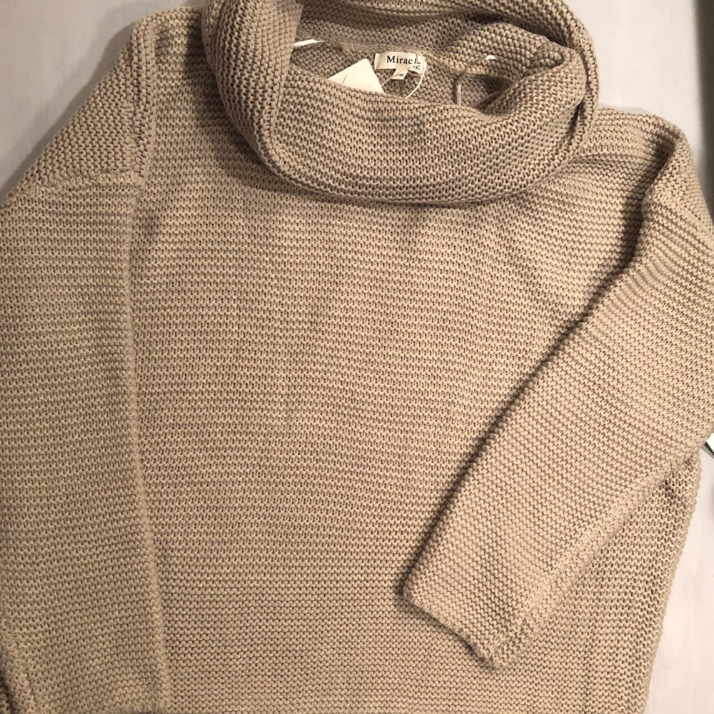 Gray Cowlneck sweater